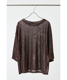 CHIGNON（シニヨン）の「【 CHIGNON / シニヨン 】ベロアメッシュプルオーバー（Tシャツ/カットソー）」