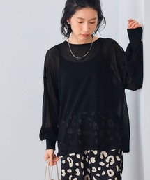 ロペ　クロスニットセーター　クロスデザイン ブラックニット 五分袖　38 黒 クロス」に該当するニット/セーターファッション通販 - ZOZOTOWN