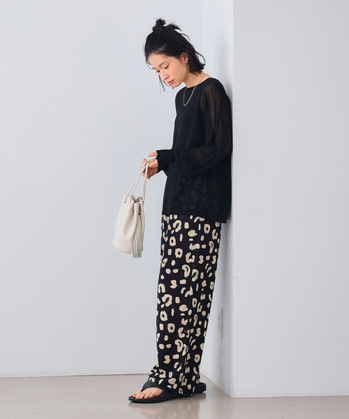 CROSS FUNCTION（クロスファンクション）の「《洗える》エブ楽 シアールーズニット＆キャミソールセット【CROSS FUNCTION/クロスファンクション】（ニット/セーター・レディース・ホワイト/ライトブルー/ブラック・LL/M/L）」の22枚目の写真