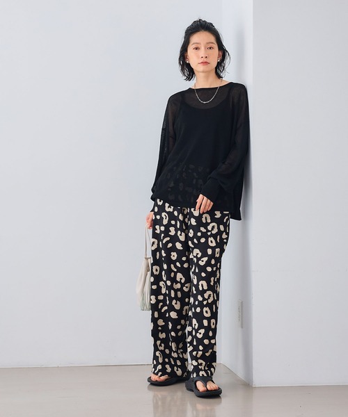 CROSS FUNCTION（クロスファンクション）の「《洗える》エブ楽 シアールーズニット＆キャミソールセット【CROSS FUNCTION/クロスファンクション】（ニット/セーター・レディース・ホワイト/ライトブルー/ブラック・LL/M/L）」の21枚目の写真