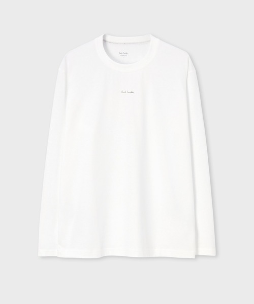 Paul Smith(ポールスミス)の「グラデーションロゴ 長袖Tシャツ【853290 7116A】(Tシャツ/カットソー・メンズ・ブラック/ホワイト/ネイビー・MEDIUM/LARGE)」の2枚目の写真