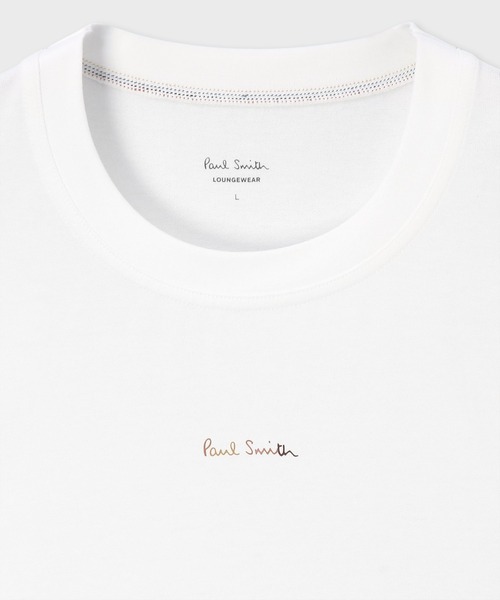 Paul Smith(ポールスミス)の「グラデーションロゴ 長袖Tシャツ【853290 7116A】(Tシャツ/カットソー・メンズ・ブラック/ホワイト/ネイビー・MEDIUM/LARGE)」の4枚目の写真