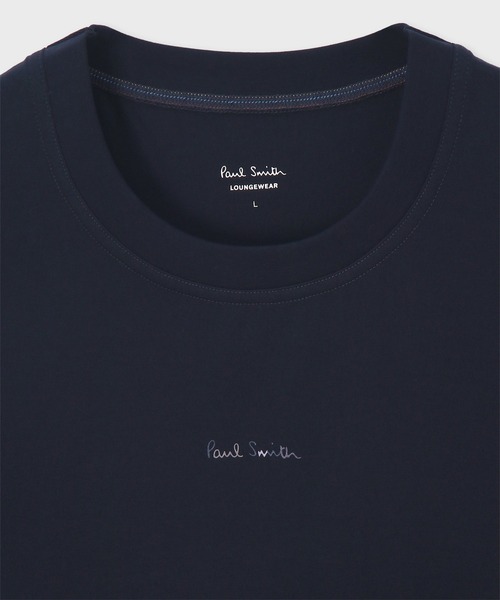 Paul Smith(ポールスミス)の「グラデーションロゴ 長袖Tシャツ【853290 7116A】(Tシャツ/カットソー・メンズ・ブラック/ホワイト/ネイビー・MEDIUM/LARGE)」の8枚目の写真