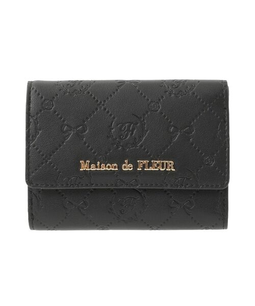 カラーモノグラムウォレット（財布）｜Maison de FLEUR（メゾンド
