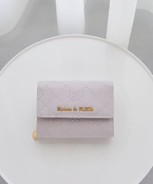 メゾンドフルール 財布 メゾン ド フルール Maison de FLEUR ビッグリボンミニウォレット