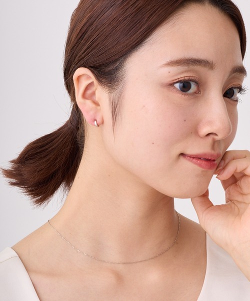 CALIN STANDARD(カリンスタンダード)の「◆金属アレルギー対応◆◆made in japan◆【純金厚メッキ】 ダブルライン 極小ミニマル ループフィットイヤリング(イヤリング・レディース・シルバー/ゴールド/ピンクゴールド・FREE)」の10枚目の写真