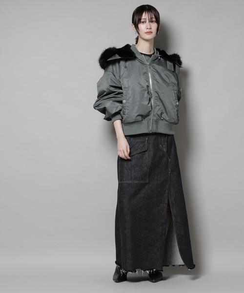 upper hights/THE U-2 HOODIE ARMY（MA-1）｜upperhights