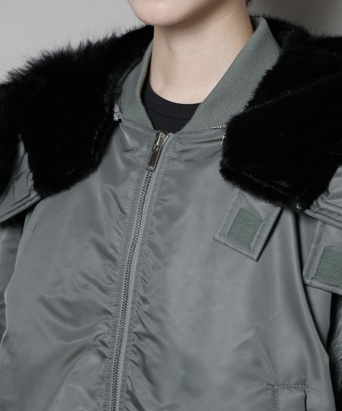 upper hights/THE U-2 HOODIE ARMY（MA-1）｜upperhights