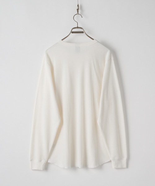 AFB レイヤードサーマル AFB】サーマル レイヤード グリッター ロンT 無地 全2色 (Tシャツ