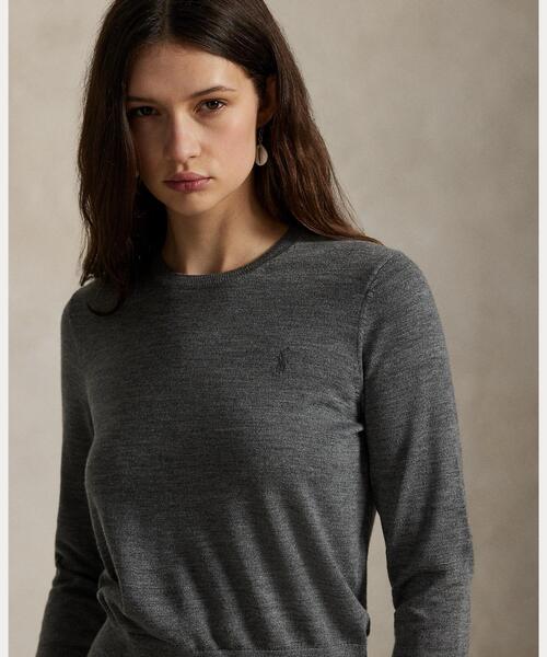ウール クルーネック セーター（ニット/セーター）｜POLO RALPH LAUREN