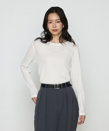 K.T KIYOKO TAKASE | さらさらコットンKONAYUKIテレコ プルオーバー(Tシャツ/カットソー)