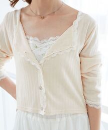 MAJESTIC LEGON | レース使いキャミカーデセット(カーディガン/ボレロ)