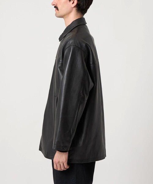 Steven Alan＞ シボ シープレザー カー コート（その他アウター