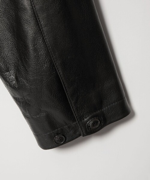 Steven Alan(スティーブンアラン)の「<Steven Alan> シボ シープレザー カー コート(その他アウター・メンズ・ブラック・S/M/L/XL)」の18枚目の写真