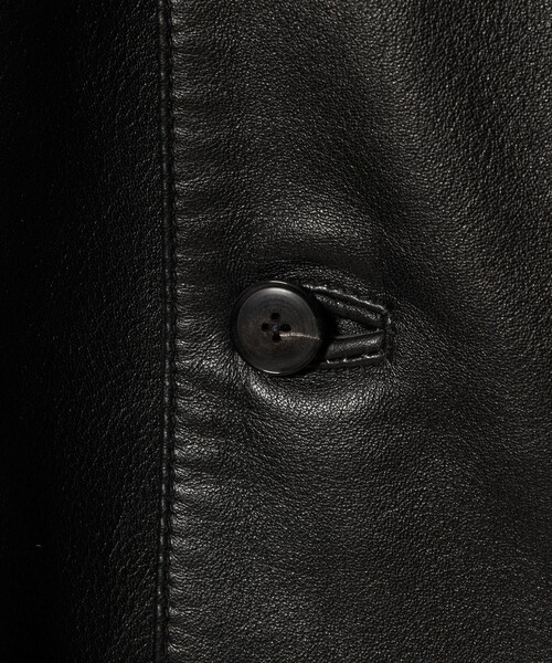 Steven Alan(スティーブンアラン)の「<Steven Alan> シボ シープレザー カー コート(その他アウター・メンズ・ブラック・S/M/L/XL)」の21枚目の写真