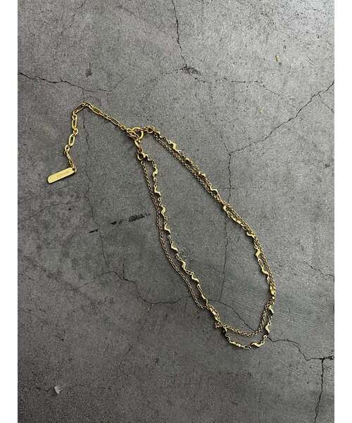EMODA（エモダ）の「ミックスチェーンネックレス（ネックレス・レディース・ゴールド/シルバー・FREE）」の2枚目の写真