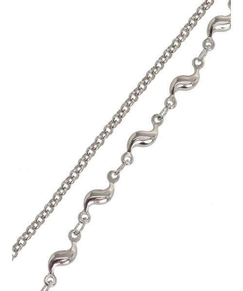 EMODA（エモダ）の「ミックスチェーンネックレス（ネックレス・レディース・ゴールド/シルバー・FREE）」の8枚目の写真