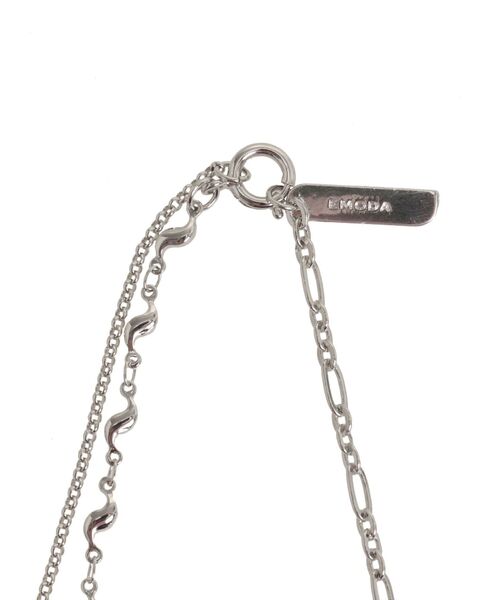 EMODA（エモダ）の「ミックスチェーンネックレス（ネックレス・レディース・ゴールド/シルバー・FREE）」の7枚目の写真