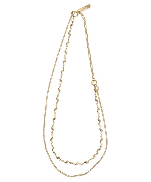 EMODA（エモダ）の「ミックスチェーンネックレス（ネックレス・レディース・ゴールド/シルバー・FREE）」の5枚目の写真