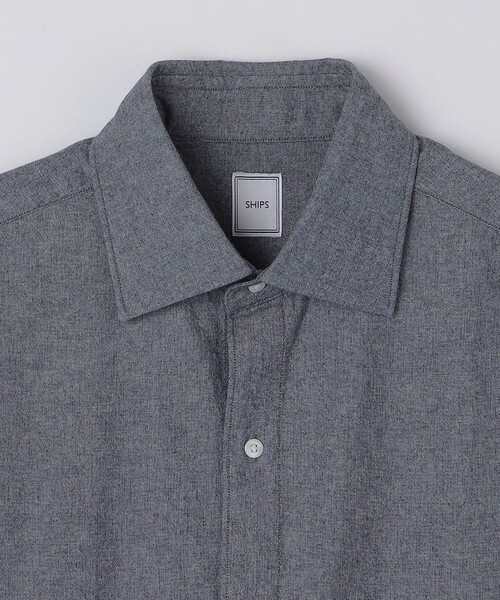 SHIPS（シップス）の「SHIPS: ウォッシュド ダンガリー シャツ（シャツ/ブラウス・メンズ・ライトブルー/ネイビー・SMALL/MEDIUM/LARGE/X-LARGE）」の11枚目の写真