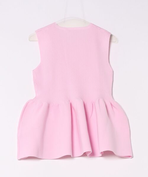 Narcissus（ナルシス）の「【PICCIN】ノースリペプラムニット《動画あり》（タンクトップ・レディース・ピンク・FREE）」の16枚目の写真