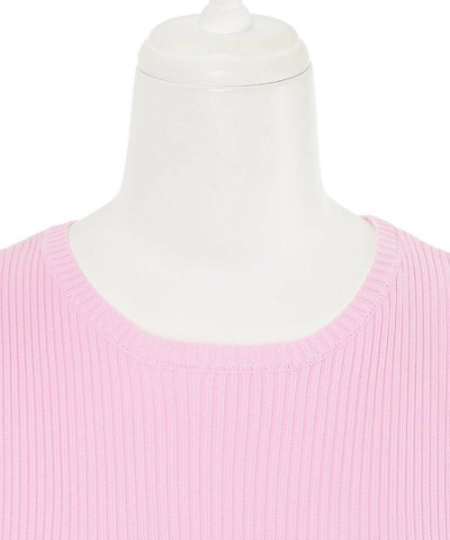 Narcissus（ナルシス）の「【PICCIN】ノースリペプラムニット《動画あり》（タンクトップ・レディース・ピンク・FREE）」の11枚目の写真