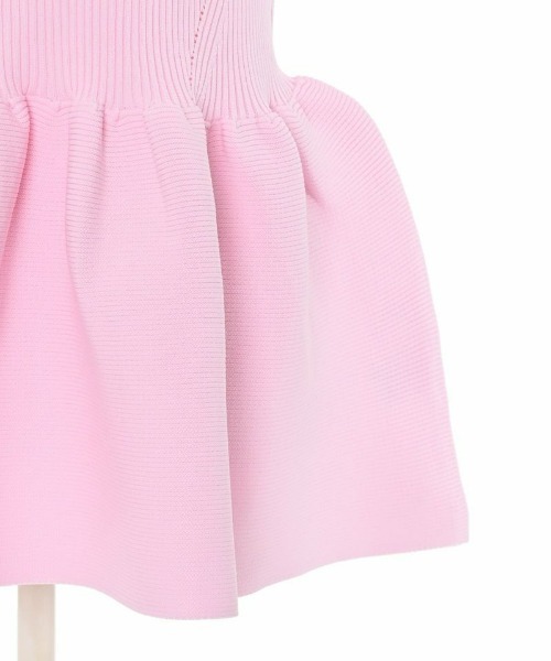 Narcissus（ナルシス）の「【PICCIN】ノースリペプラムニット《動画あり》（タンクトップ・レディース・ピンク・FREE）」の13枚目の写真