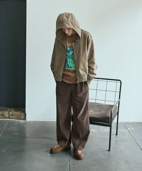 ラウンド スリーブ アシッド ジップ パーカー（パーカー）｜JOURNAL