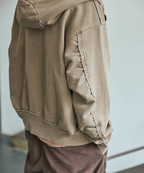 ラウンド スリーブ アシッド ジップ パーカー（パーカー）｜JOURNAL