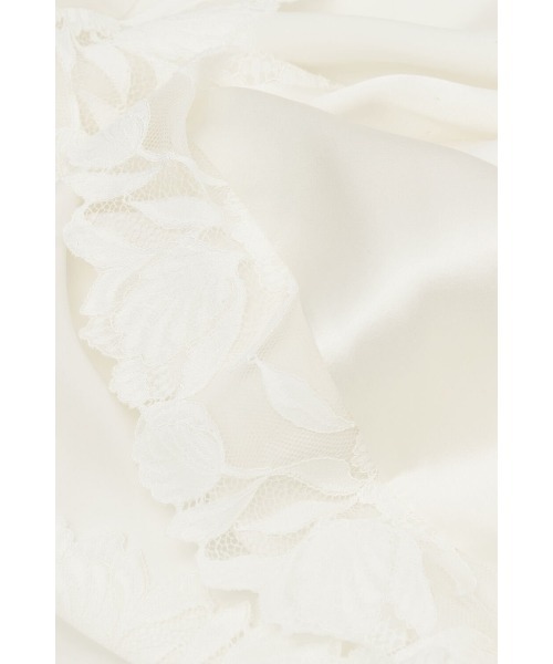 Intimissimi（インティミッシミ）の「All About Flowers シルク ロング ナイトガウン（ガウン/バスローブ・レディース・アイボリー・M/L/S/M）」の6枚目の写真