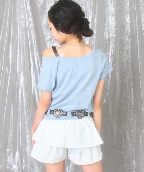 ANAP GｉRL（アナップガール）の「ハート バックル ウエスタン ベルト（ベルト・キッズ・ブラウン/ブラック・ONE SIZE）」の6枚目の写真