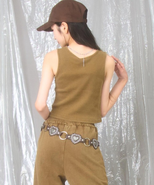 ANAP GｉRL（アナップガール）の「ハート バックル ウエスタン ベルト（ベルト・キッズ・ブラウン/ブラック・ONE SIZE）」の11枚目の写真