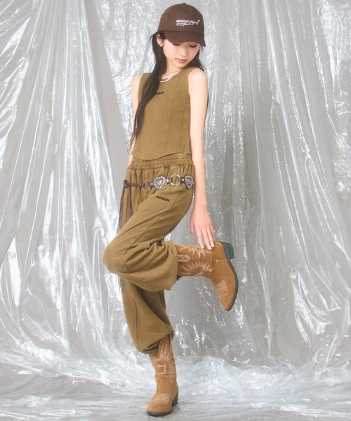 ANAP GｉRL（アナップガール）の「ハート バックル ウエスタン ベルト（ベルト・キッズ・ブラウン/ブラック・ONE SIZE）」の13枚目の写真