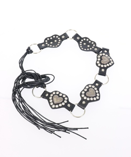 ANAP GｉRL（アナップガール）の「ハート バックル ウエスタン ベルト（ベルト・キッズ・ブラウン/ブラック・ONE SIZE）」の17枚目の写真