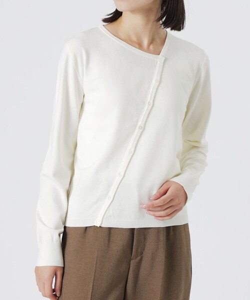 LOVELESS（ラブレス）の「バイアスフロントカーディガン（カーディガン/ボレロ・レディース・ブルー系その他2/グレー系その他/ホワイト系その他/ブラック・36）」の13枚目の写真