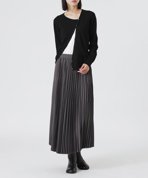 LOVELESS（ラブレス）の「バイアスフロントカーディガン（カーディガン/ボレロ・レディース・ブルー系その他2/グレー系その他/ホワイト系その他/ブラック・36）」の19枚目の写真