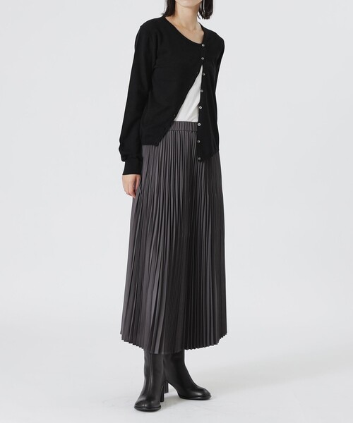 LOVELESS（ラブレス）の「バイアスフロントカーディガン（カーディガン/ボレロ・レディース・ブルー系その他2/グレー系その他/ホワイト系その他/ブラック・36）」の20枚目の写真