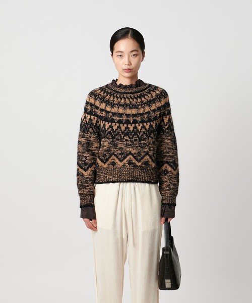 OSOI(オソイ)の「<OSOI>EGG MINI STMP バッグ(ショルダーバッグ・レディース・ダークブラウン・FREE)」の2枚目の写真