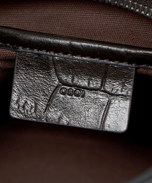 OSOI(オソイ)の「<OSOI>EGG MINI STMP バッグ(ショルダーバッグ・レディース・ダークブラウン・FREE)」の14枚目の写真