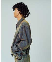 ADAM PATEK（アダムパテック）の「【ADAMPATEK/アダムパテック】velour dust jacket ベロアジャケット（ブルゾン）」