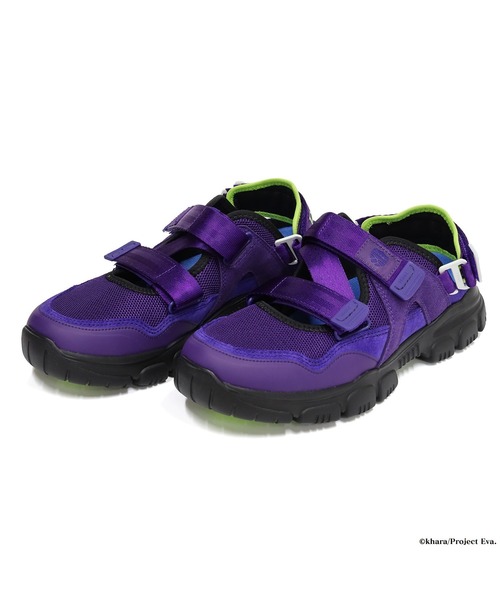 SHAKA(シャカ)の「OTTER TRAIL AT SECOND WAY for EVANGELION(サンダル・レディース・パープル・25/24/23/22/28/27/26)」の1枚目の写真