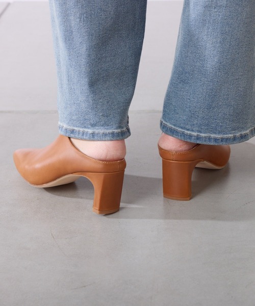 COLLAGE GALLARDAGALANTE(コラージュガリャルダガランテ)の「Mollini/レザーミュールスリッポン(ブーツ・レディース・キャメル・37)」の13枚目の写真