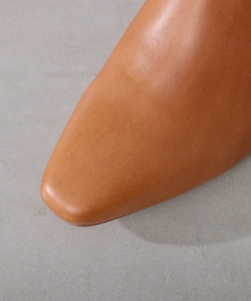 COLLAGE GALLARDAGALANTE(コラージュガリャルダガランテ)の「Mollini/レザーミュールスリッポン(ブーツ・レディース・キャメル・37)」の6枚目の写真