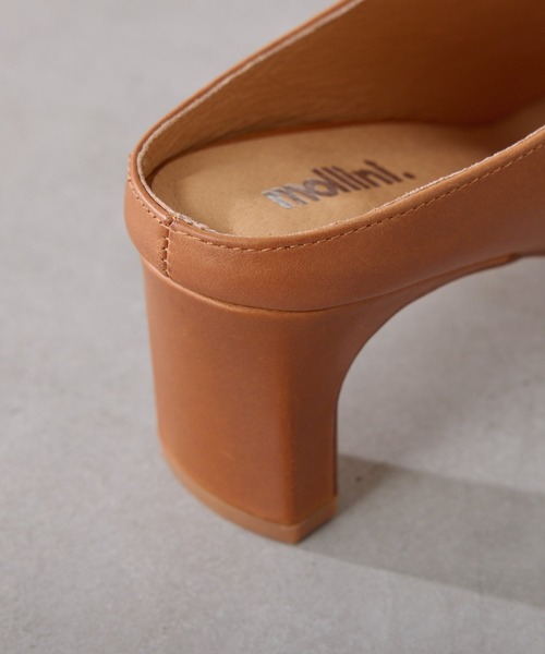 COLLAGE GALLARDAGALANTE(コラージュガリャルダガランテ)の「Mollini/レザーミュールスリッポン(ブーツ・レディース・キャメル・37)」の5枚目の写真