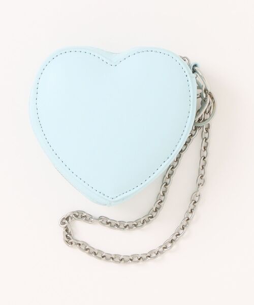 EMODA（エモダ）の「HEART CHAIN MINI POACH（ポーチ・レディース・ブルー・FREE）」の2枚目の写真