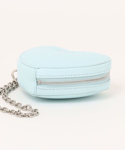 EMODA（エモダ）の「HEART CHAIN MINI POACH（ポーチ・レディース・ブルー・FREE）」の3枚目の写真