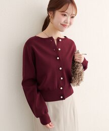 【Plage】美品 ボルドー カーディガン ニット 秋冬 Plage】美品 ボルドー カーディガン ニット 秋冬 ニューノーマル