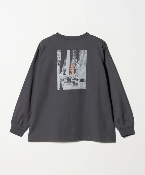 UNIVERSAL OVERALL（ユニバーサルオーバーオール）の「＜UNIVERSAL OVERALL＞フォトプリント プルオーバー / キッズ  140cm-160cm（Tシャツ/カットソー・キッズ・ホワイト/ブラック/ネイビー・M(140-150cm)/L(160cm)）」の21枚目の写真