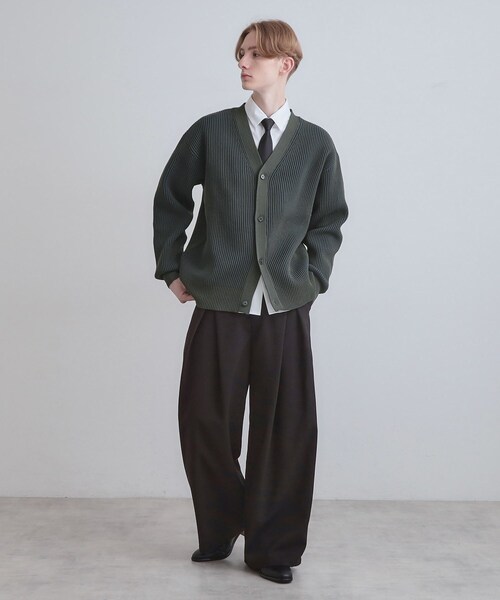 tk.TAKEO KIKUCHI(ティーケータケオキクチ)の「プレーティングカーディガン(カーディガン/ボレロ・メンズ・チャコールグレー/ブラック/ブラウン系その他・02/03/04)」の11枚目の写真