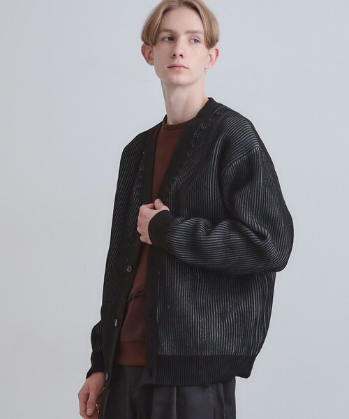 tk.TAKEO KIKUCHI(ティーケータケオキクチ)の「プレーティングカーディガン(カーディガン/ボレロ・メンズ・チャコールグレー/ブラック/ブラウン系その他・02/03/04)」の14枚目の写真